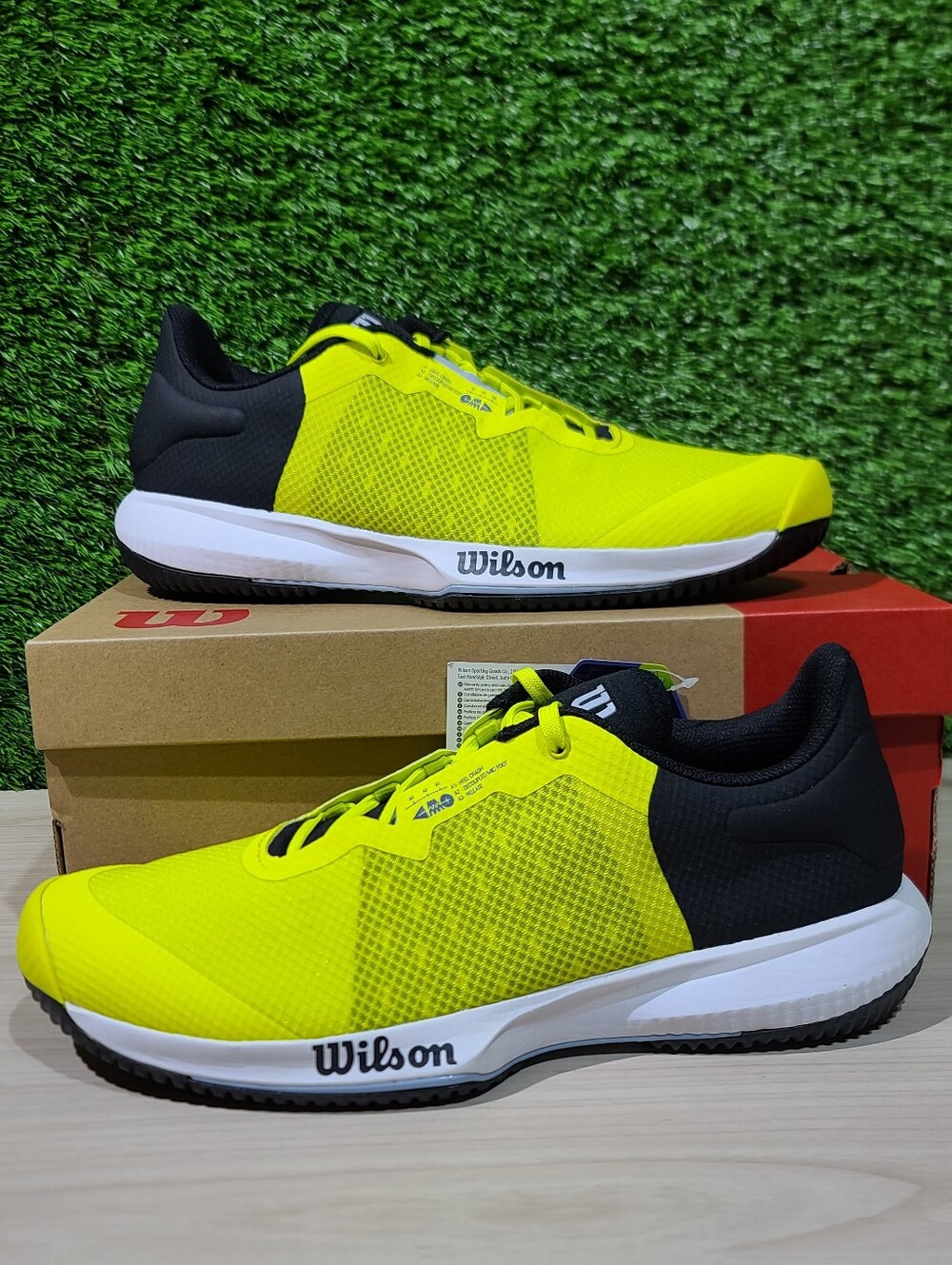 Wilson Kaos Swift Men's Tennis Shoes - Sulphur Spring/Blue Fog/Black US 11 NEW